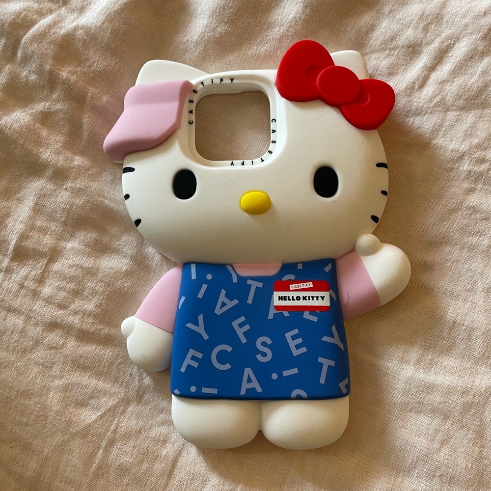 CASETiFY x Sanrio Hello Kitty Shopkeeper Collectible Case iPhone 15 Pro New NWOB